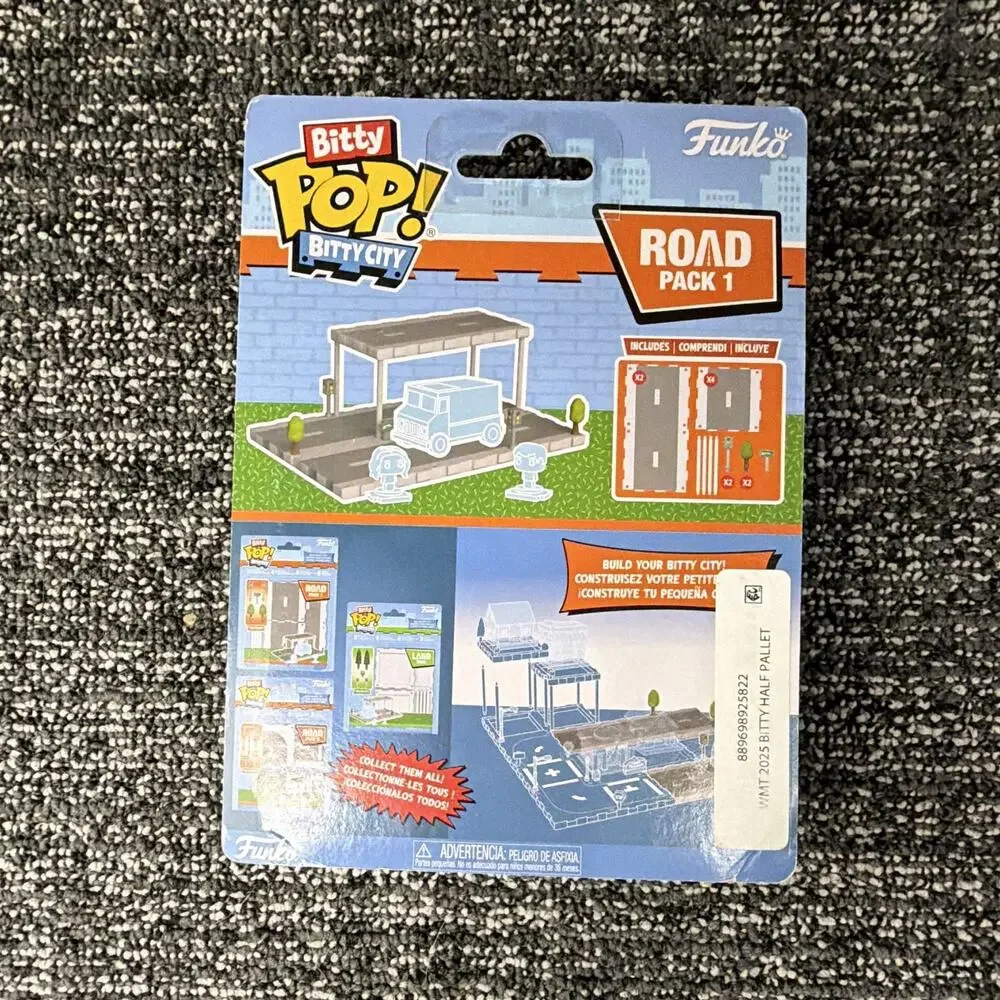 Funko Bitty Pop! Bitty City Road Pack 1 Road Tiles Pin Props 11pc